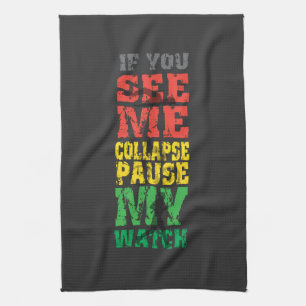 Running Cycling Gift Kitchen Towel