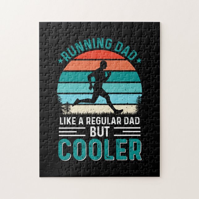 Running Dad Jigsaw Puzzle (Vertical)