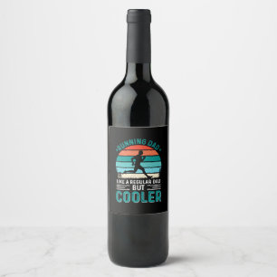 Running Dad Wine Label