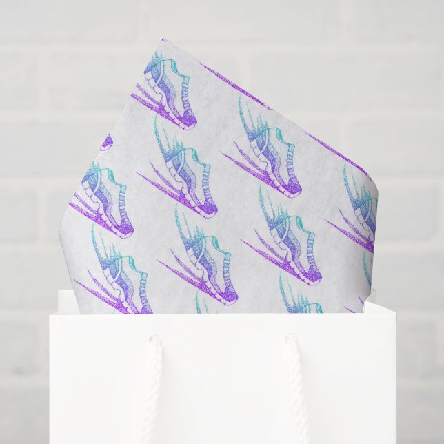 Running Decoupage Paper, Fitness Jogging Tissue Paper (Gift Bag)
