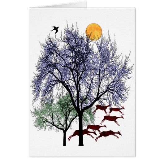 Running Deer Cards (Front)