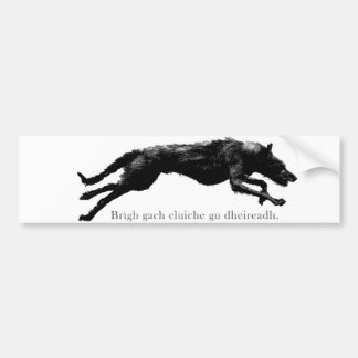 Running Deerhound Bumper sticker