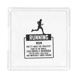 Running Definition Acrylic Tray