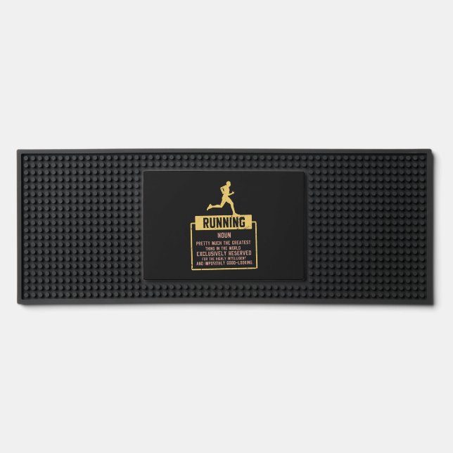 Running Definition Bar Mat (Front)