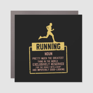Running Definition Car Magnet