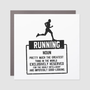 Running Definition Car Magnet