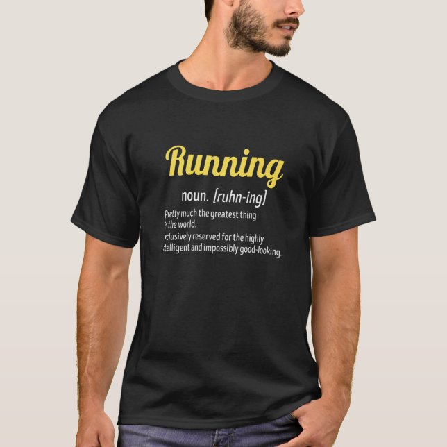 Running  Definition Cool 5k Marathon Running For R T-Shirt (Front)
