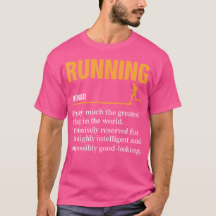 Running Definition Humor Marathon Funny Athlete Ru T-Shirt