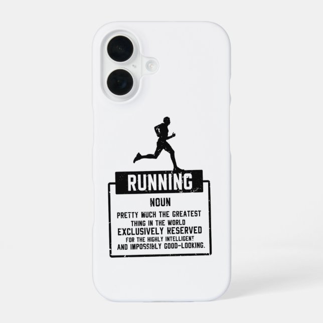 Running Definition Iphone Case (Back)
