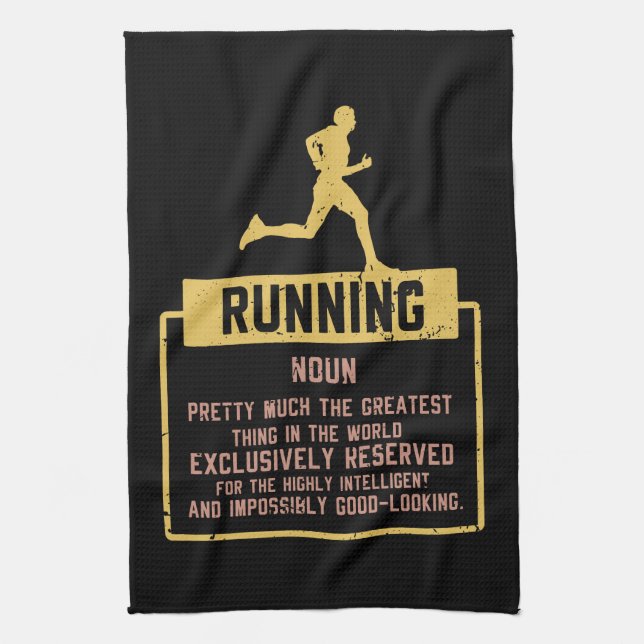 Running Definition Kitchen Towel (Vertical)