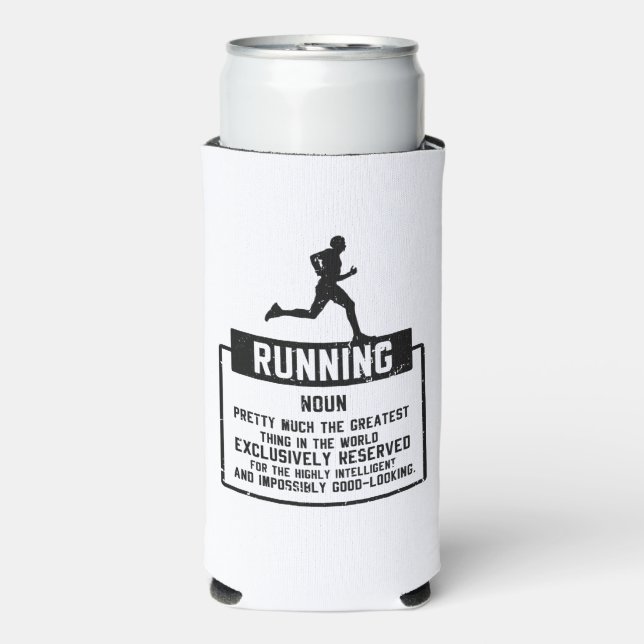 Running Definition Seltzer Can Cooler (Seltzer Front)