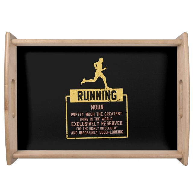 Running Definition Serving Tray (Front)
