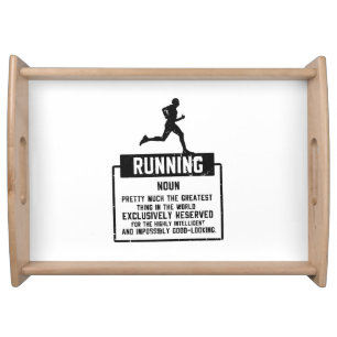 Running Definition Serving Tray