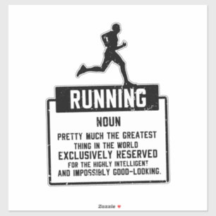 Running Definition Sticker