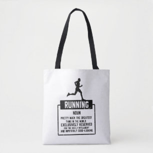 Running Definition Tote Bag