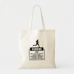 Running Definition Tote Bag
