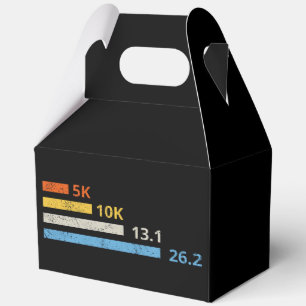 Running Distances I - 5K 10K 13.1 26.2 Marathoner Favor Boxes