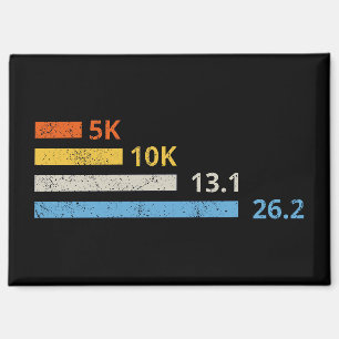 Running Distances I - 5K 10K 13.1 26.2 Marathoner Magnet