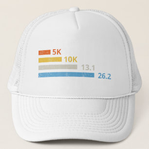 Running Distances I - 5K 10K 13.1 26.2 Marathoner Trucker Hat