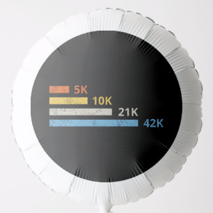 Running Distances II - 5K 10K 21K 42K Marathoner Balloon