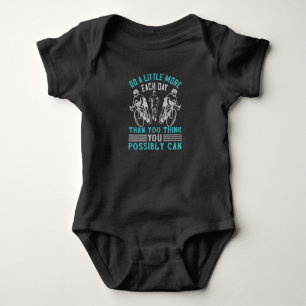 Running -Do a little more than you think Baby Bodysuit