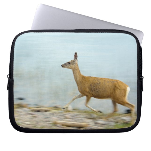 Running Doe Laptop Sleeve (Front)