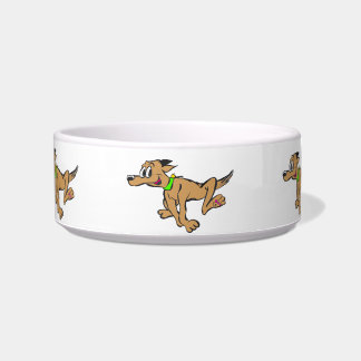Running Dog Cartoon Pet Bowl