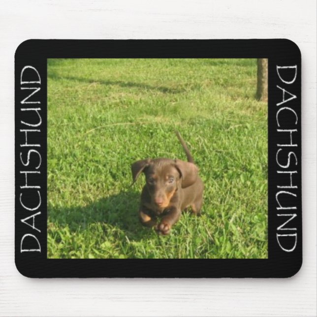 Running Doxie Mouse Pad (Front)