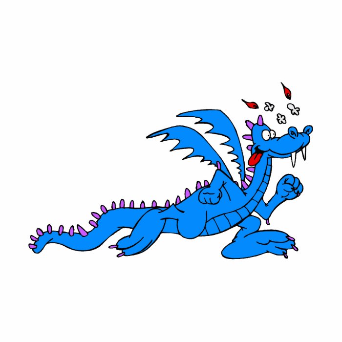 Running Dragon Photo Cut Out