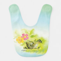 Running Duckling Baby Bib