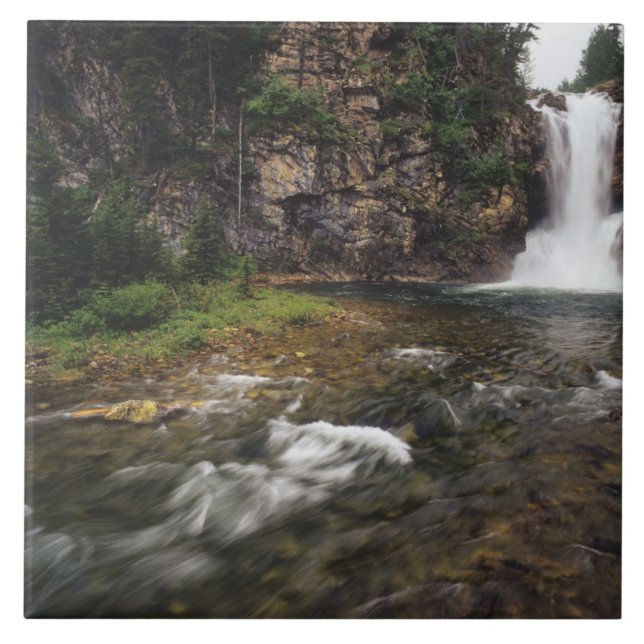 Running Eagle Falls aka Trick Falls in the Two Tile (Front)