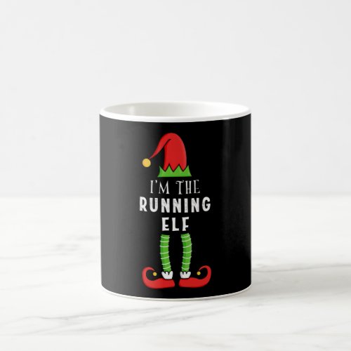 Running Elf Christmas Matching Family Gift Coffee Mug