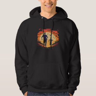 Running Exercise for Fitness Enthusiasts Father an Hoodie