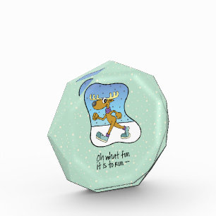 Running Exercise Reindeer Christmas Award