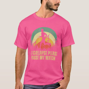 running for men dad marathon runner vintage retro T-Shirt