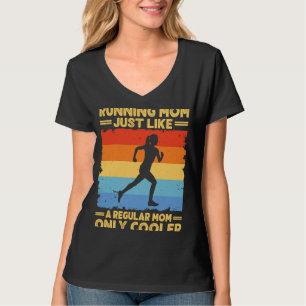Running For Women Mom Marathoner Runner Coach Raci T-Shirt