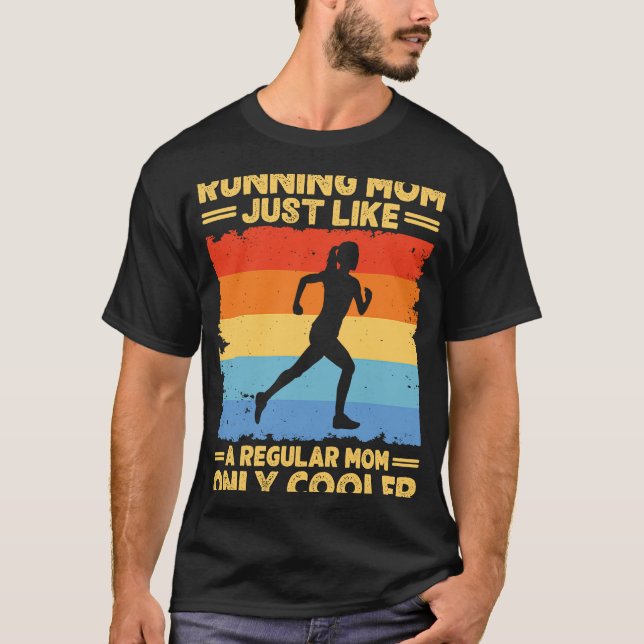 Running For Women Mom Marathoner Runner Coach Raci T-Shirt (Front)