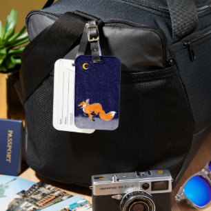 Running Fox Luggage Tag