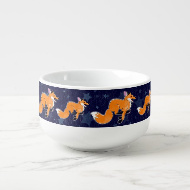 Running Fox Soup Mug (Front)