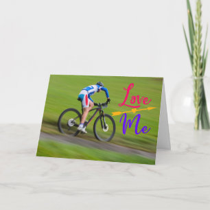 Running from Love Romance Card