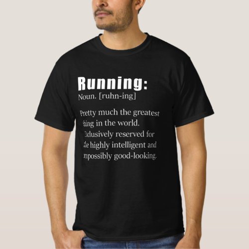 Running Funny Definition T_Shirt