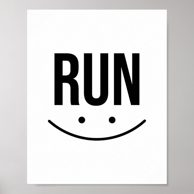 Running funny, Running art, Running sports Poster (Front)