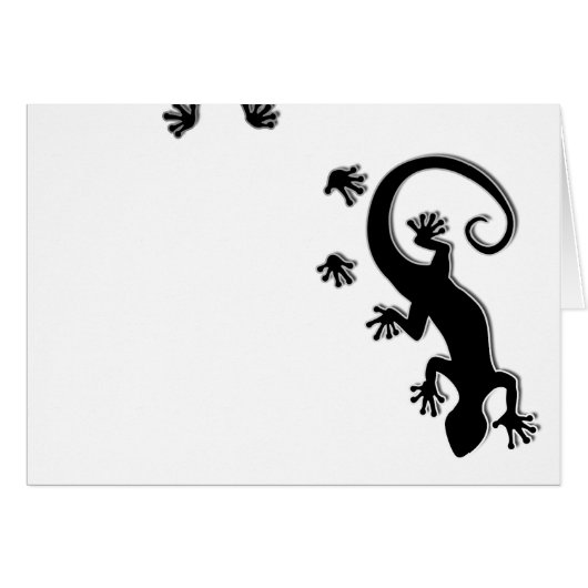 Running Gecko Cards (Front Horizontal)