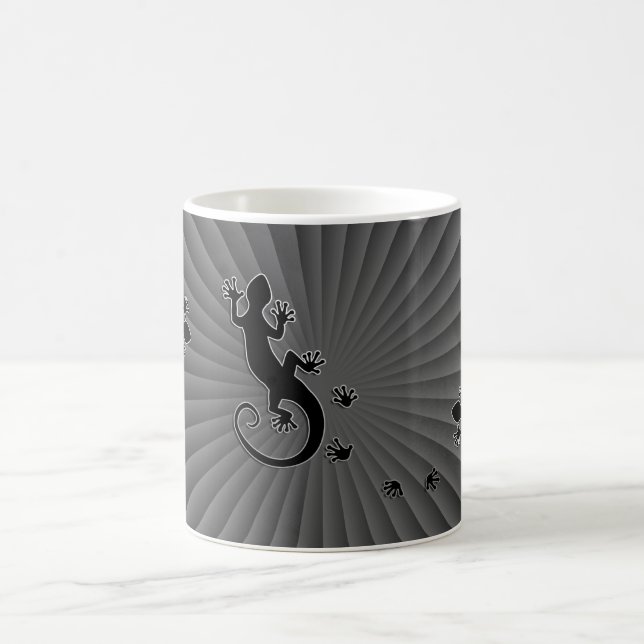 Running Gecko Coffee Mug (Center)
