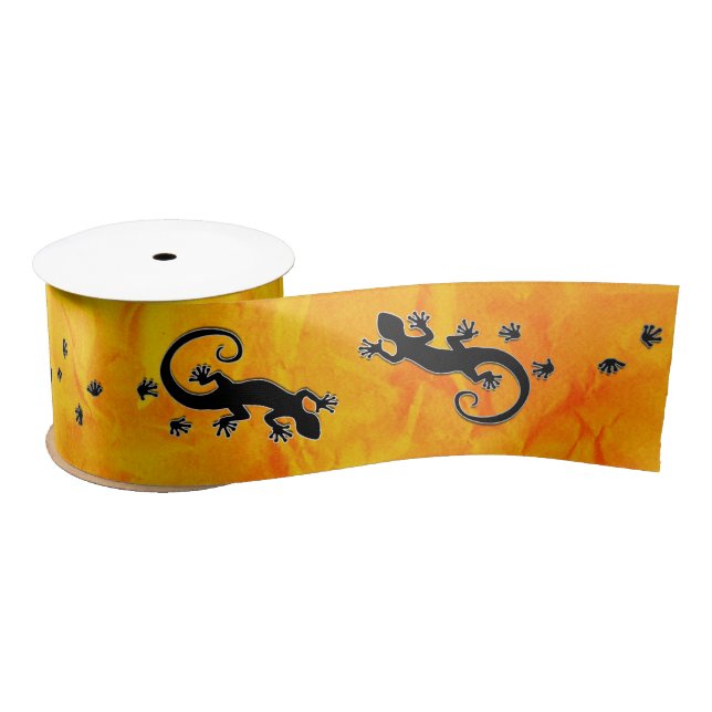 Running Gecko gold + your Ideas Satin Ribbon (Spool)