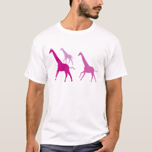 Running Giraffes (Purple) T-Shirt