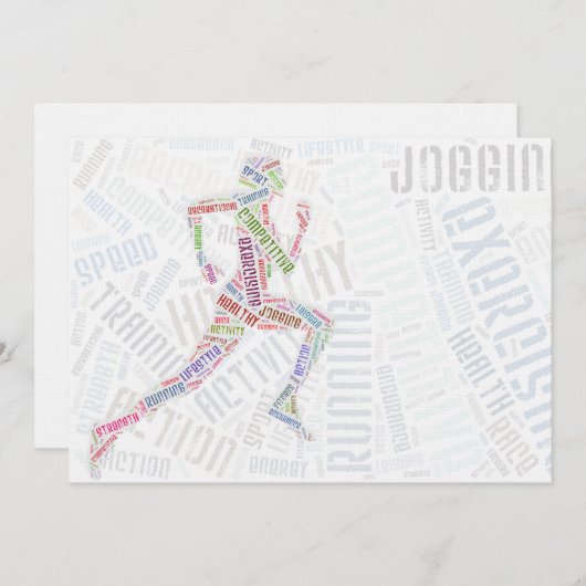 Running girl (Front/Back)