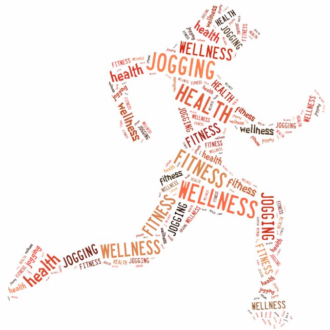 Running girl cutout (Front)