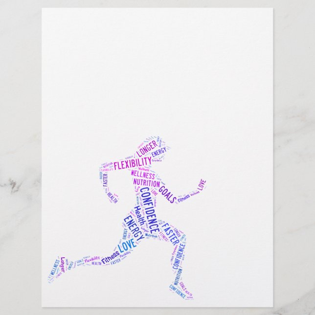 Running girl flyer (Front)