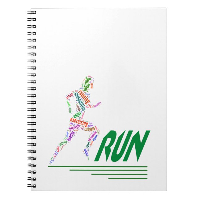 Running girl notebook (Front)